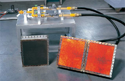 Metal knit burner
